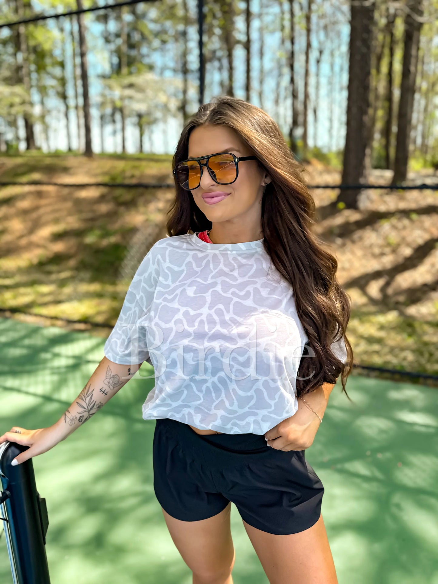 PREORDER Birdie Oversized Tee in Bare Marsh Camo