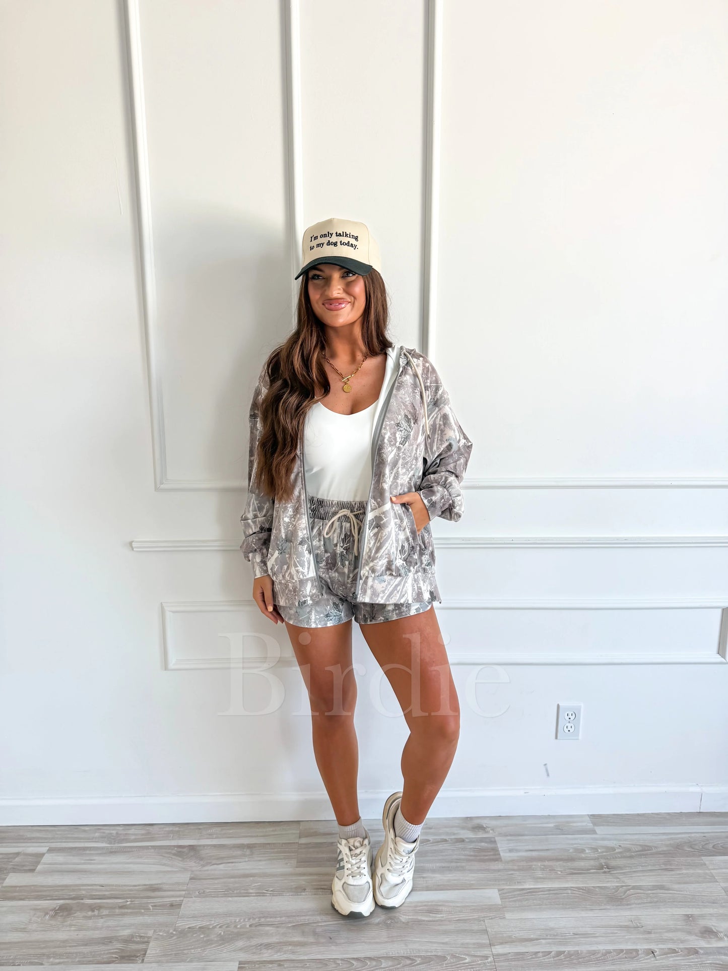PREORDER Birdie Cloud Nine Oversized Jacket in Iced Out Camo