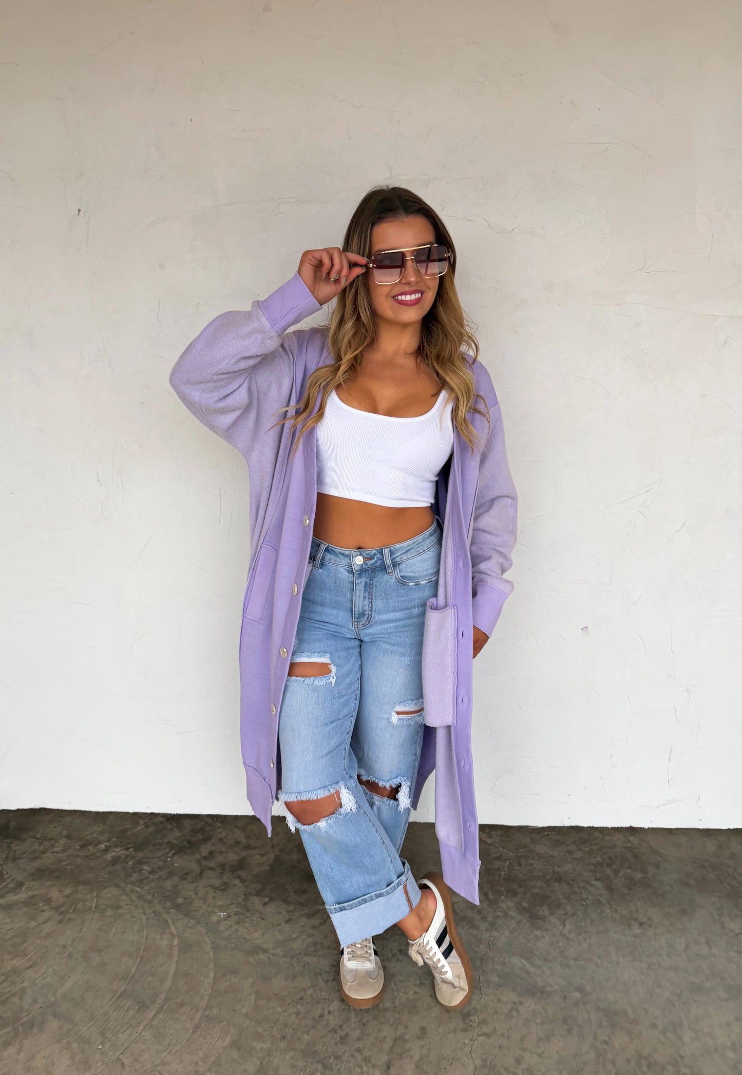 *Limited Quantities* PREORDER Spring Desi Sweatshirt Cardigan