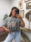 Spooky Season 3 Boujee Ghosts Graphic Tee on Grey *final sale*