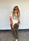 *LIMITED QUANTITIES* PREORDER/ free ship— Bex Camo Barrel Jeans