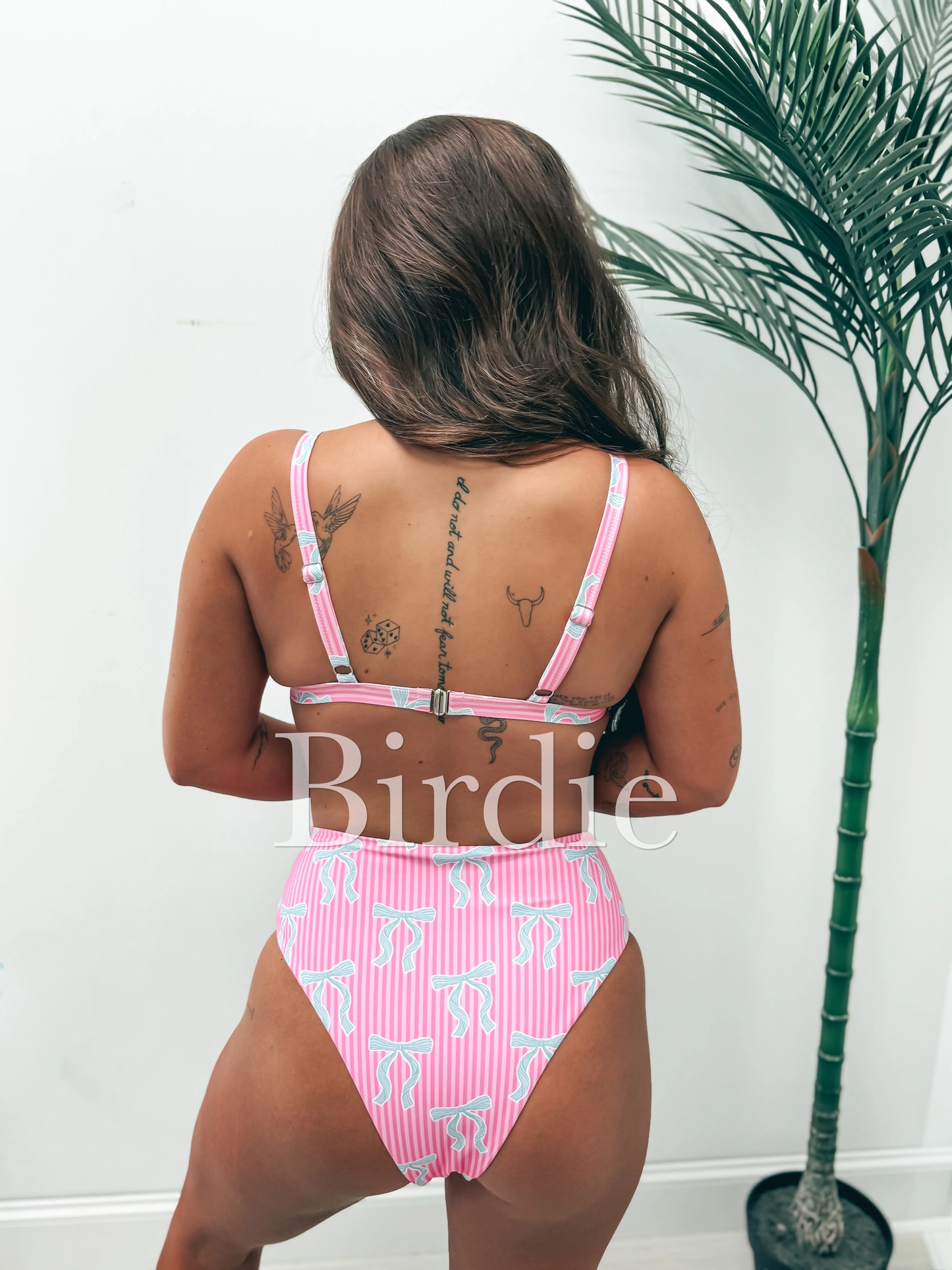 Birdie Southern Charm Bow Two Piece Swimsuit (Sold as Set)