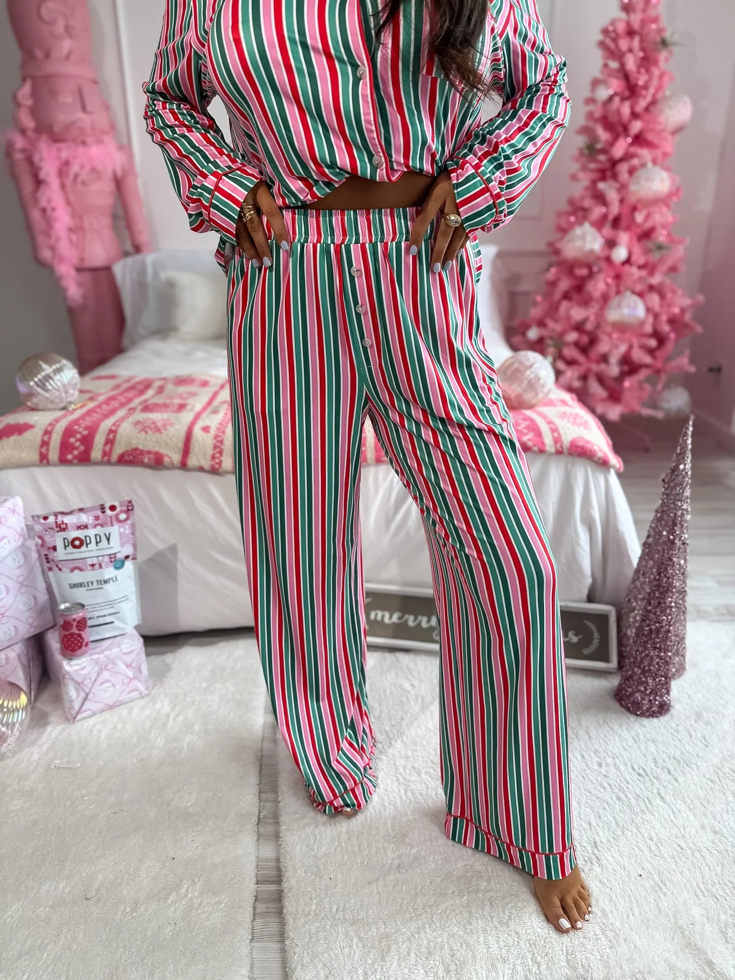 PREORDER Birdie Sleepy Chic PJ Set in Everberry Lane (Sold as Set)