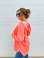 PRE-ORDER Birdie Split Neck Rounded Hem Ash Wash Pullovers