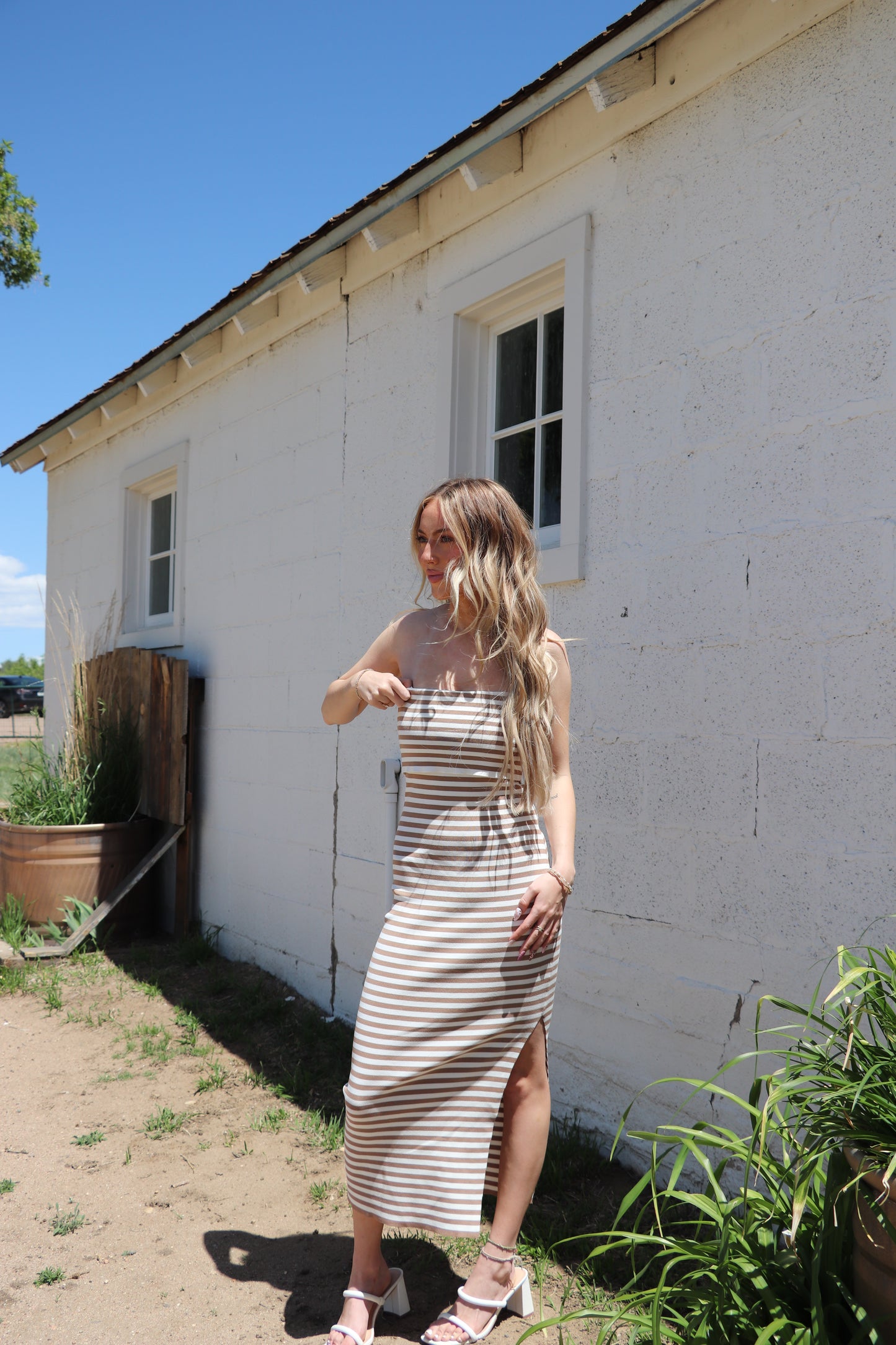 Mocha Coast Maxi Dress