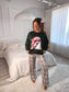 PREORDER Birdie Stretchy Lounge Pants 2.0 in Plaid Tidings