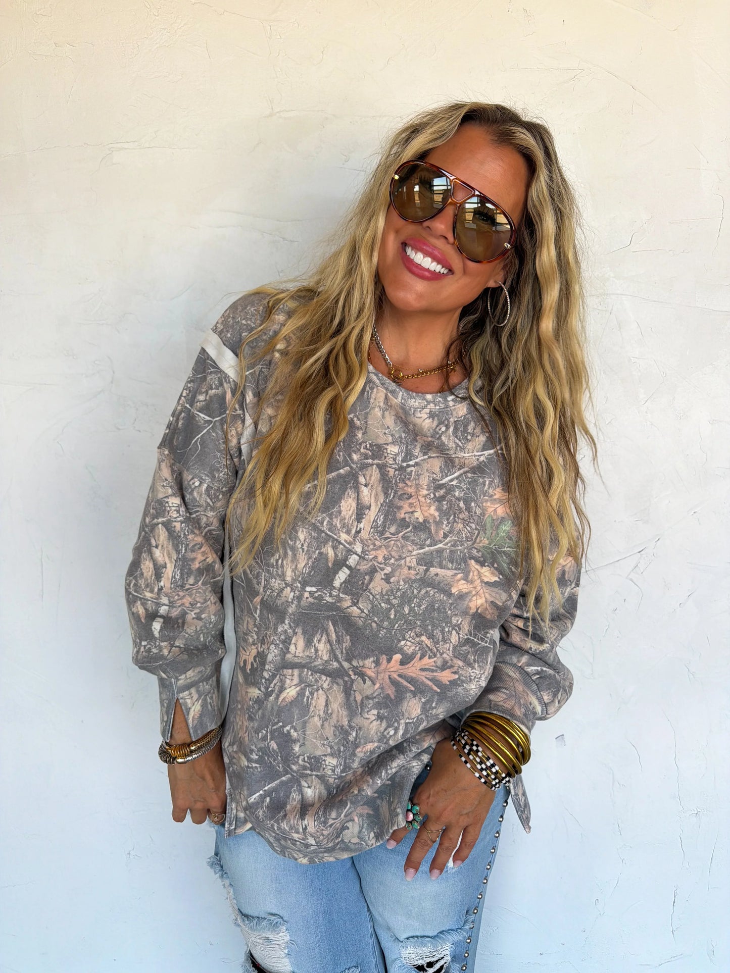 PREORDER Wander Camo Classic Crew Pullover