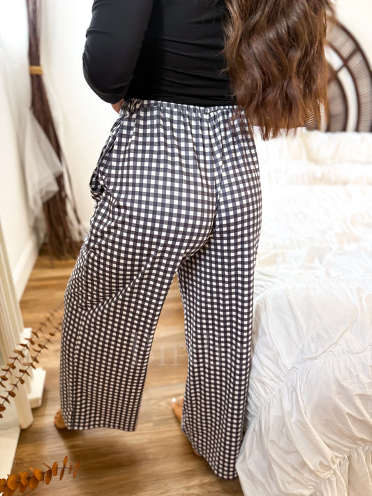 PREORDER Birdie Stretchy Lounge Pants 2.0 in Darling Checkered