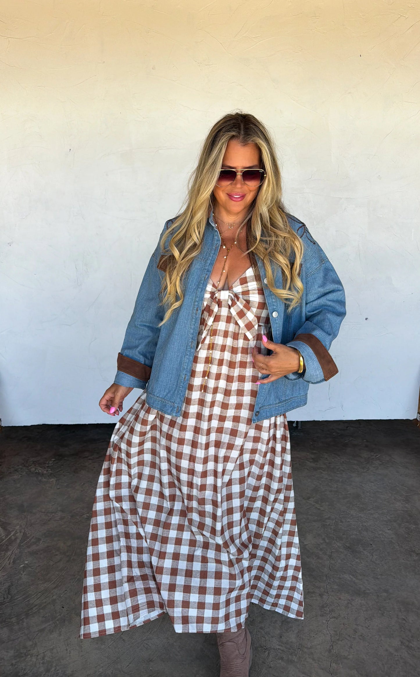 PREORDER Western Charm Maxi Dress
