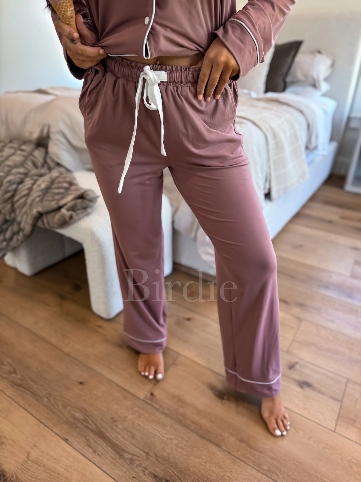 PREORDER Birdie Bedtime Bliss Two Piece Set in Velvet Gelato (Sold as Set)