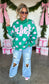 PREORDER Peace & Polka Dot Mock Neck Pullover