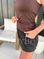 PREORDER Birdie AirSkin Cami with Built in Bra in Espresso