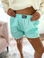 Birdie Mint Gingham Boxer Shorts