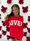 PREORDER Birdie Reversible Lover/ Not Tonite Pullover in Red