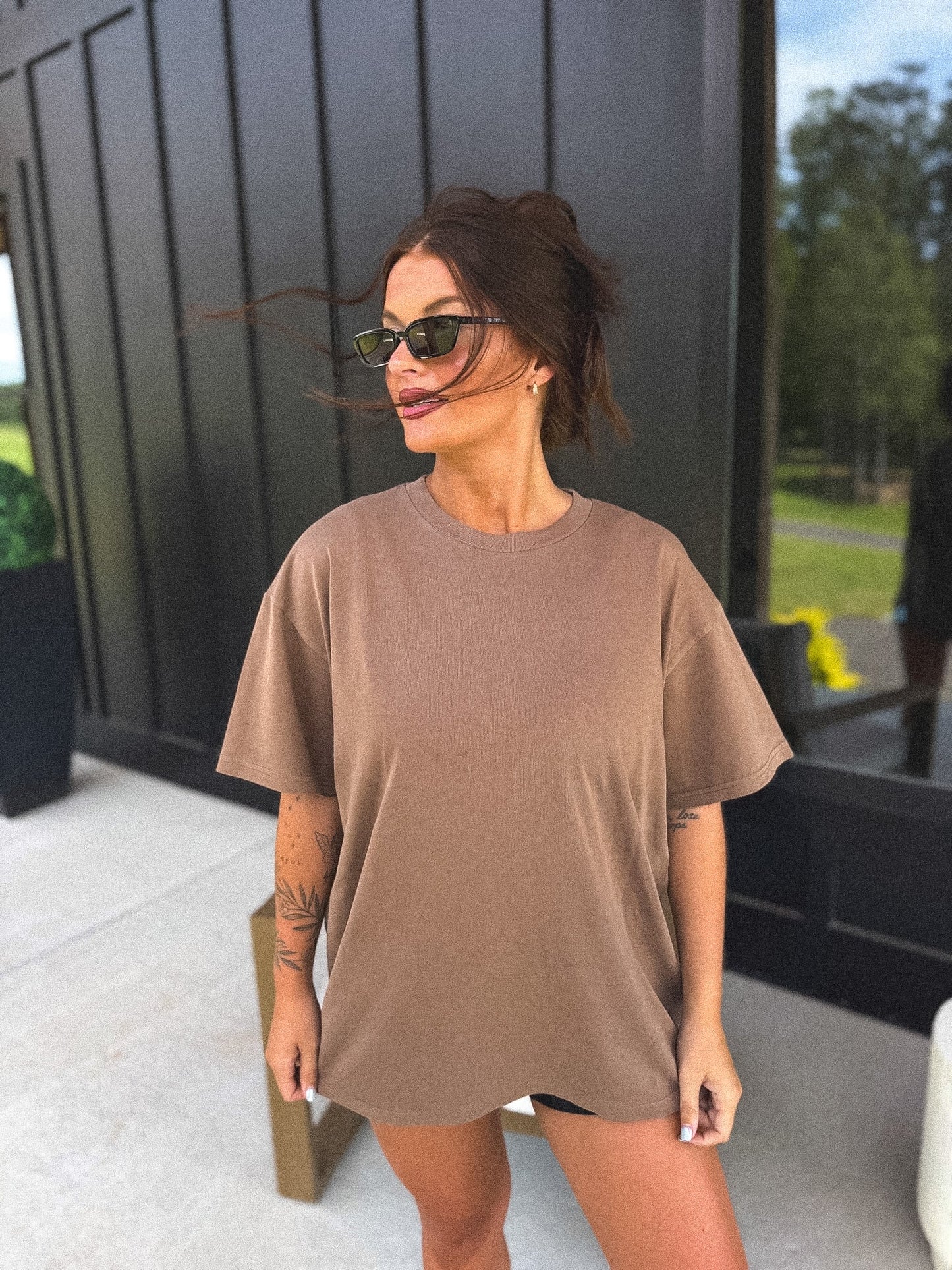 PREORDER Birdie The Always Tee in Cocoa Bean
