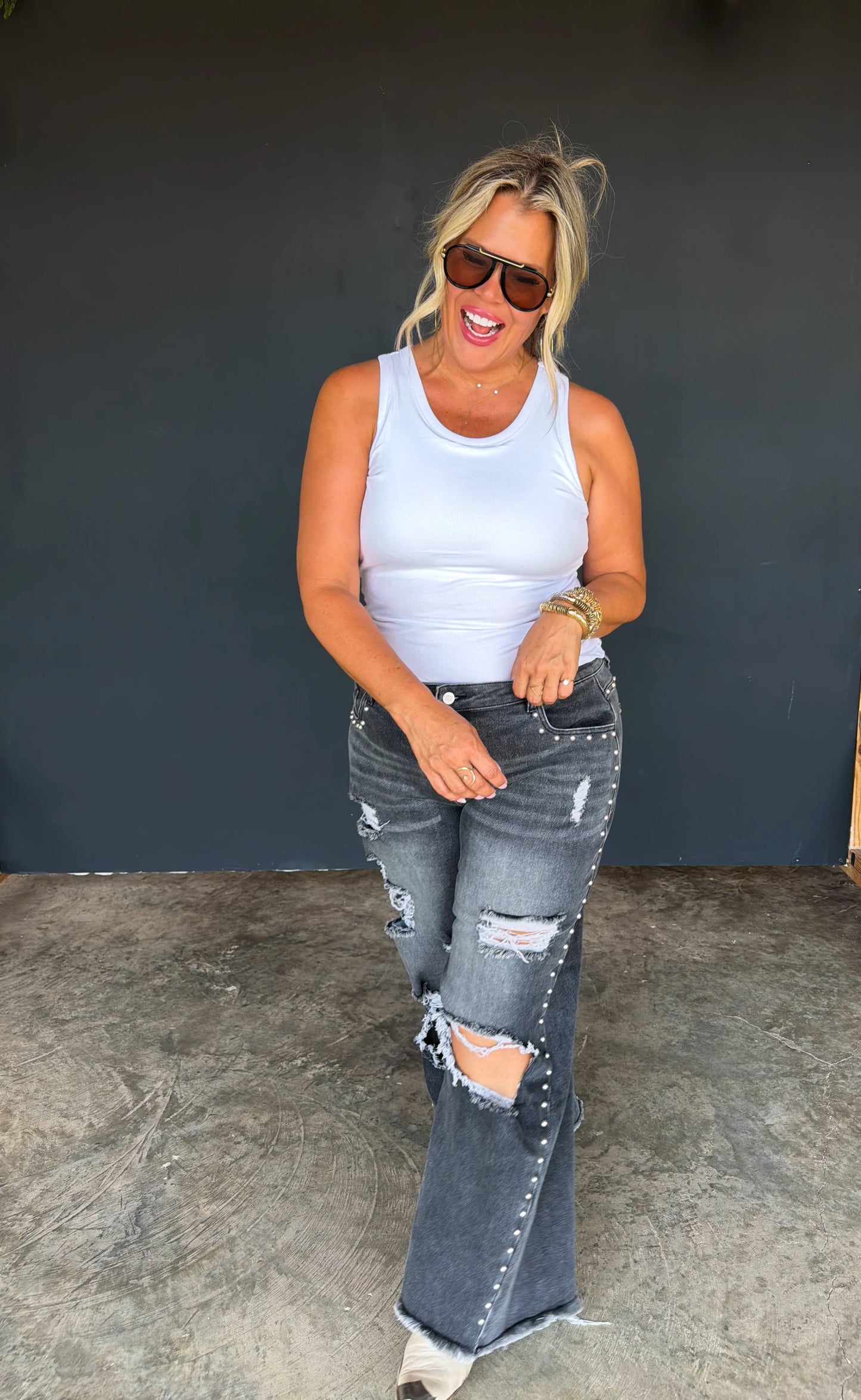 PREORDER Off The Grid Studded Jeans