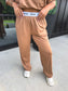PREORDER Birdie Tee & Boxer Pant Set in Golden Oat (Sold as Set)