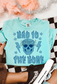 🩵🦴 Bad to the Bone Tee/ Crew