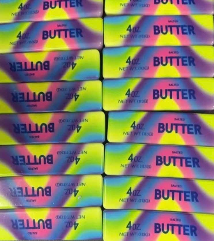 Viral Butter Squishy in Rainbow *ships beginning of May*