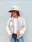 PRE-ORDER Birdie Puffer Vest In Light Camo & Cheetah