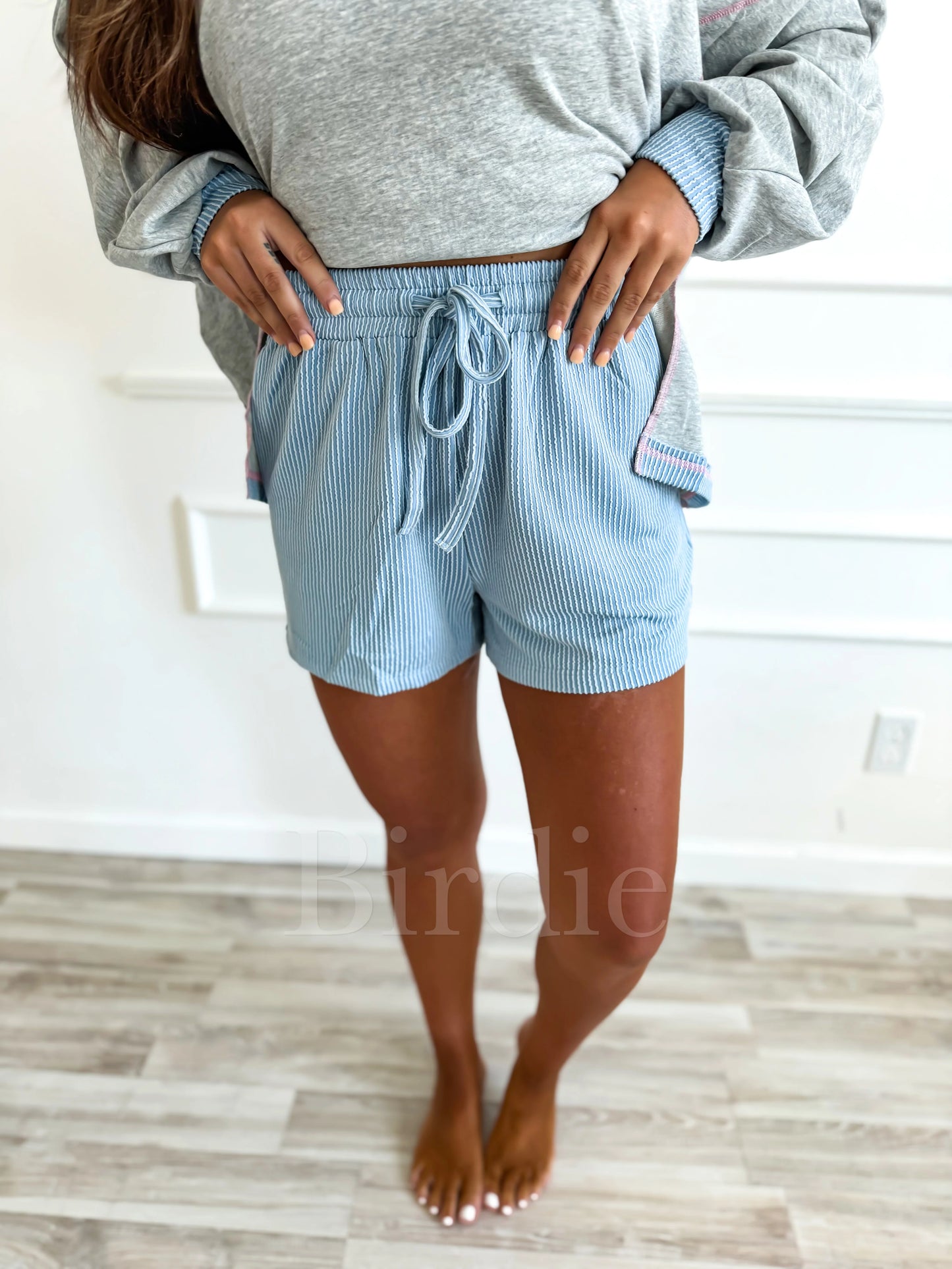PREORDER Birdie Spun Sugar Rib Mock Neck Set (Sold as Set)