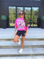 Jason Slushie Graphic Tee on Neon Pink *final sale*
