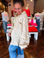 Oversized Wildflower Linen Top by Top Notch