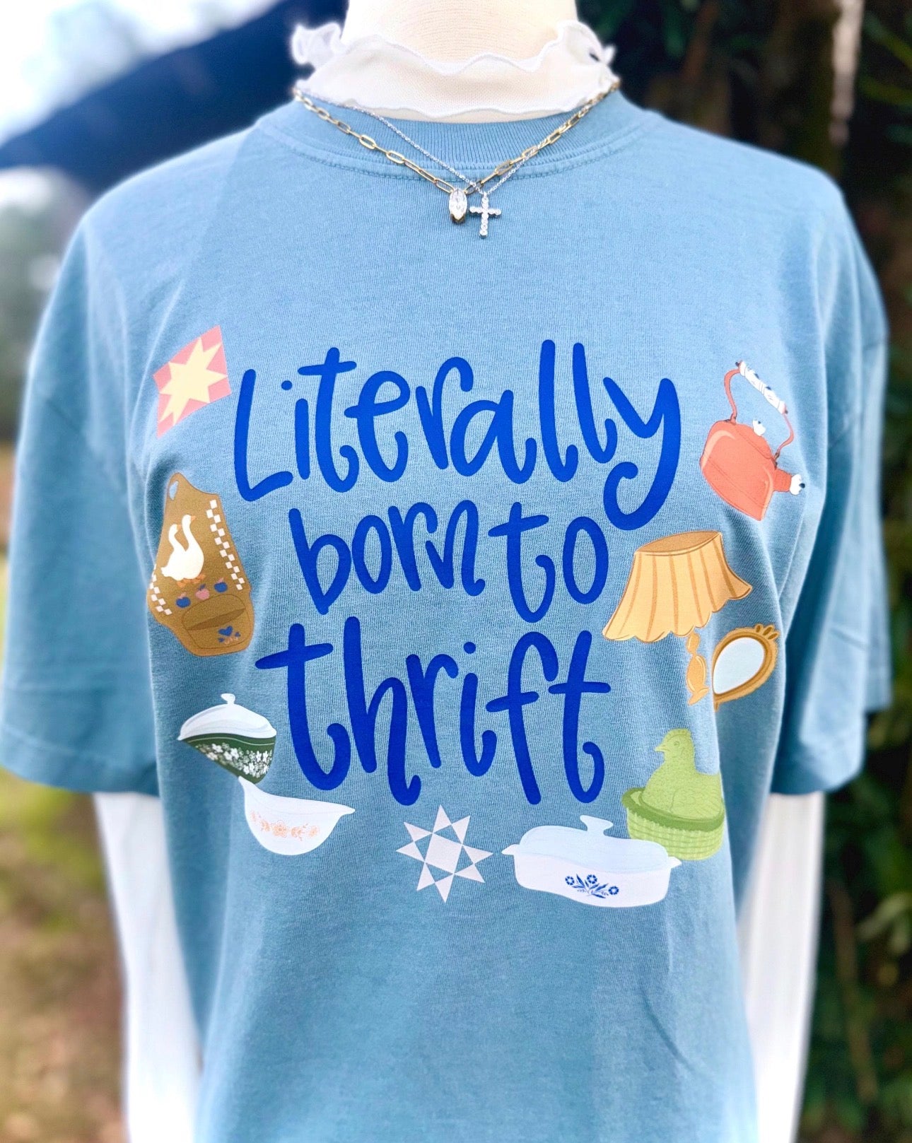 Born To Thrift Tee/ Crew