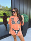 Skeleton Suit Graphic Tee on Melon *final sale*