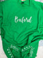 Team Embroidered Side Slit with Stars Custom Pullover