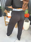 PREORDER Birdie Tee & Boxer Pant Set in Jet Black (Sold as Set)