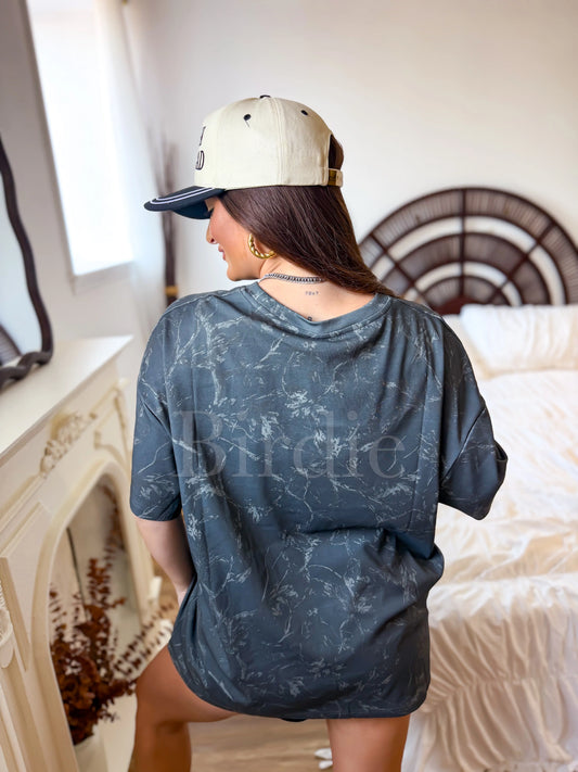 PREORDER Birdie Oversized Tee in Forest Fade Camo