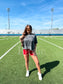 Sports Mom Graphic Boxy Tee on Pepper
