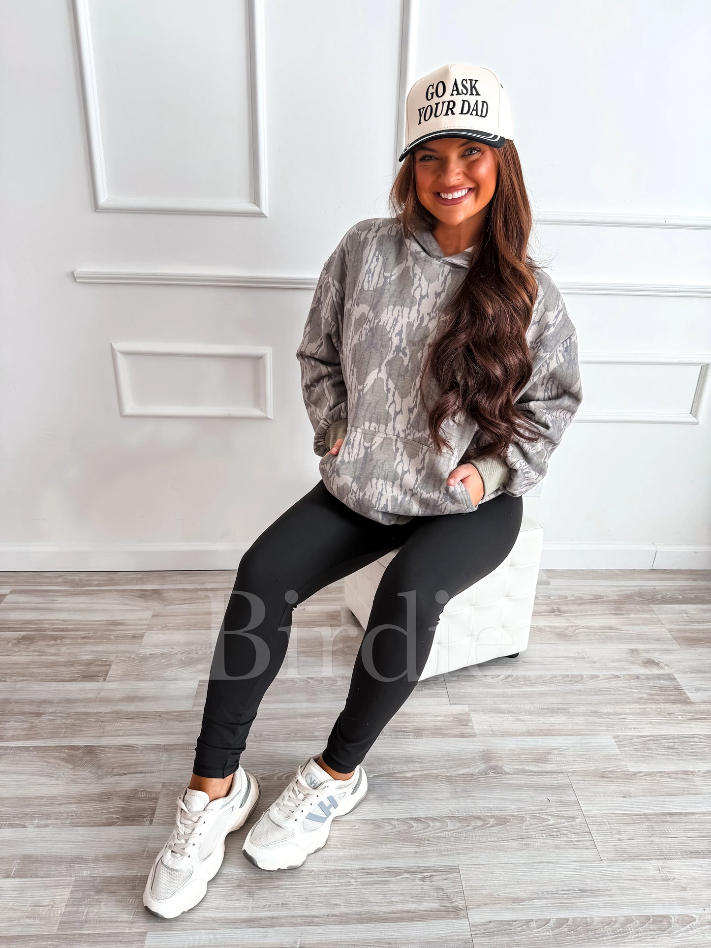 Birdie Hoodie in Birch Camo