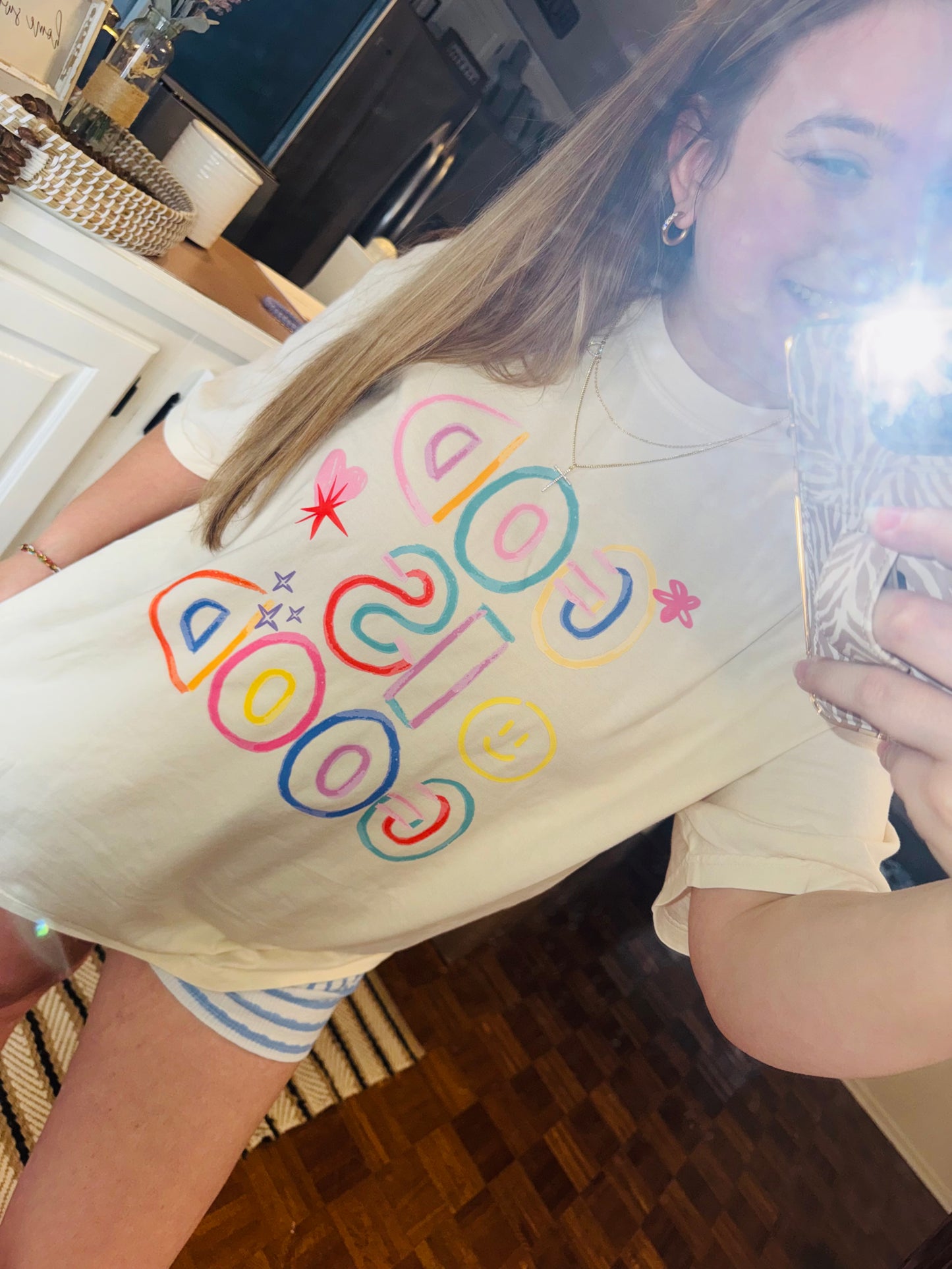 God Is Good Graphic Tee on Ivory