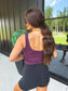 PREORDER Birdie Core Motion Seamless Brami in Wild Mulberry *final sale*