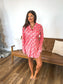 PREORDER Birdie Sleep Dress in Berry Bloom