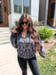 PREORDER Birdie Summer Quarter Zip Pullover in Blackout Dark Camo