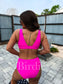 Birdie Flaming Flow 2 Piece Swimsuit in Neon Violet (Sold as Set)