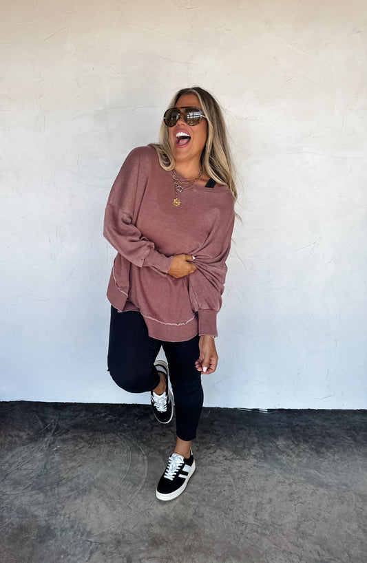 PRE-ORDER Joss Washed Sweatshirt