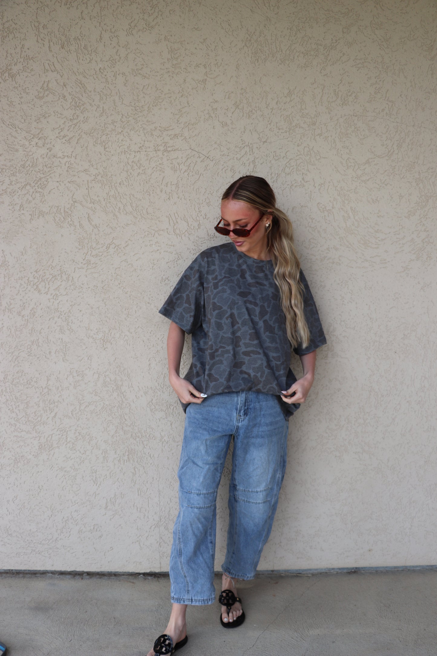 Taylor’d Boyfriend Tee in Deep Marsh Duck Camo PREORDER
