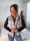 PREORDER Birdie Puffer Vest in Plaid Tidings