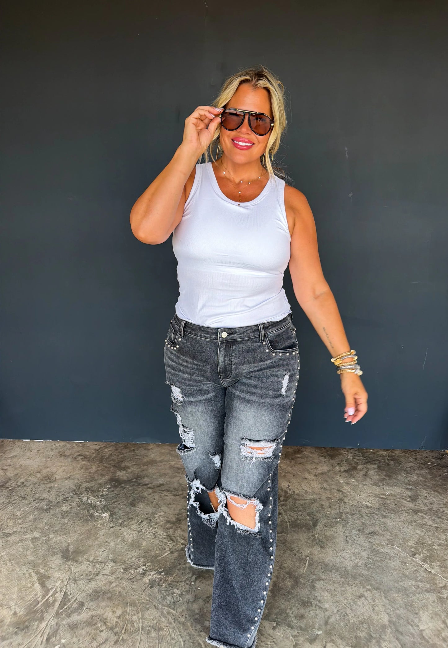 PREORDER Off The Grid Studded Jeans