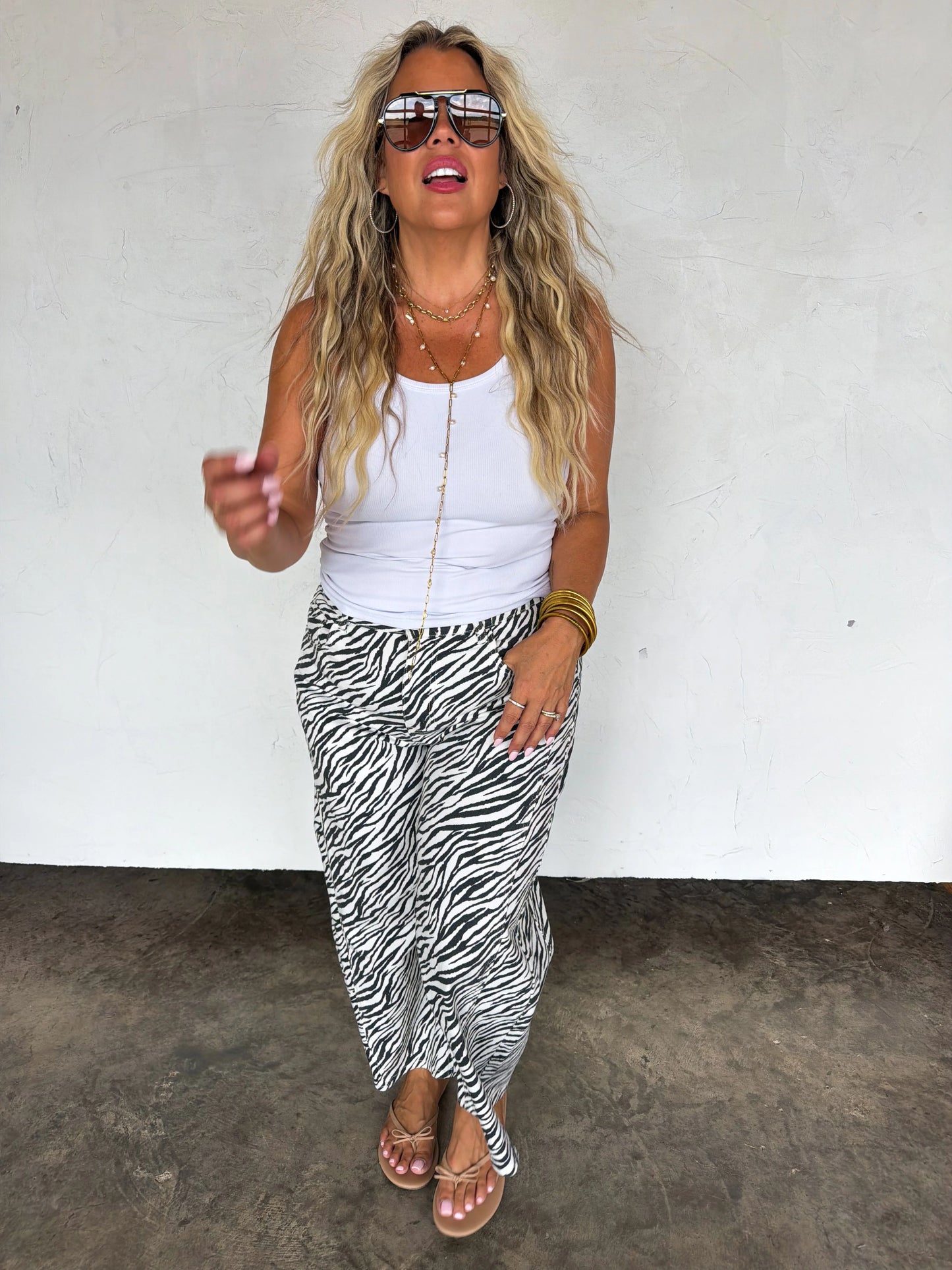 PREORDER Zebra Bex Barrel Jeans