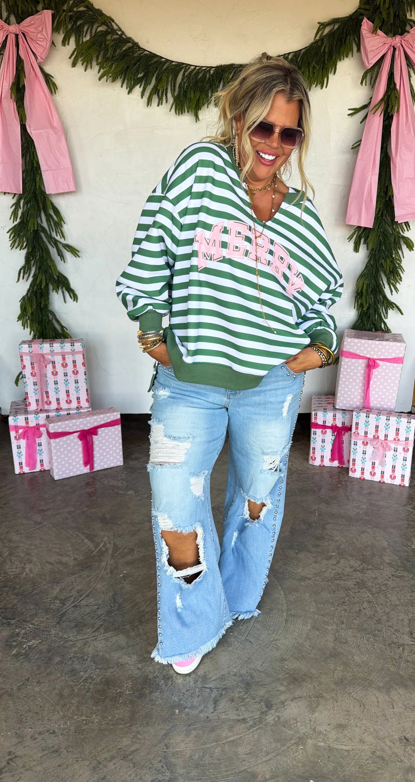 PREORDER Jolly & Merry Oversized Pullover