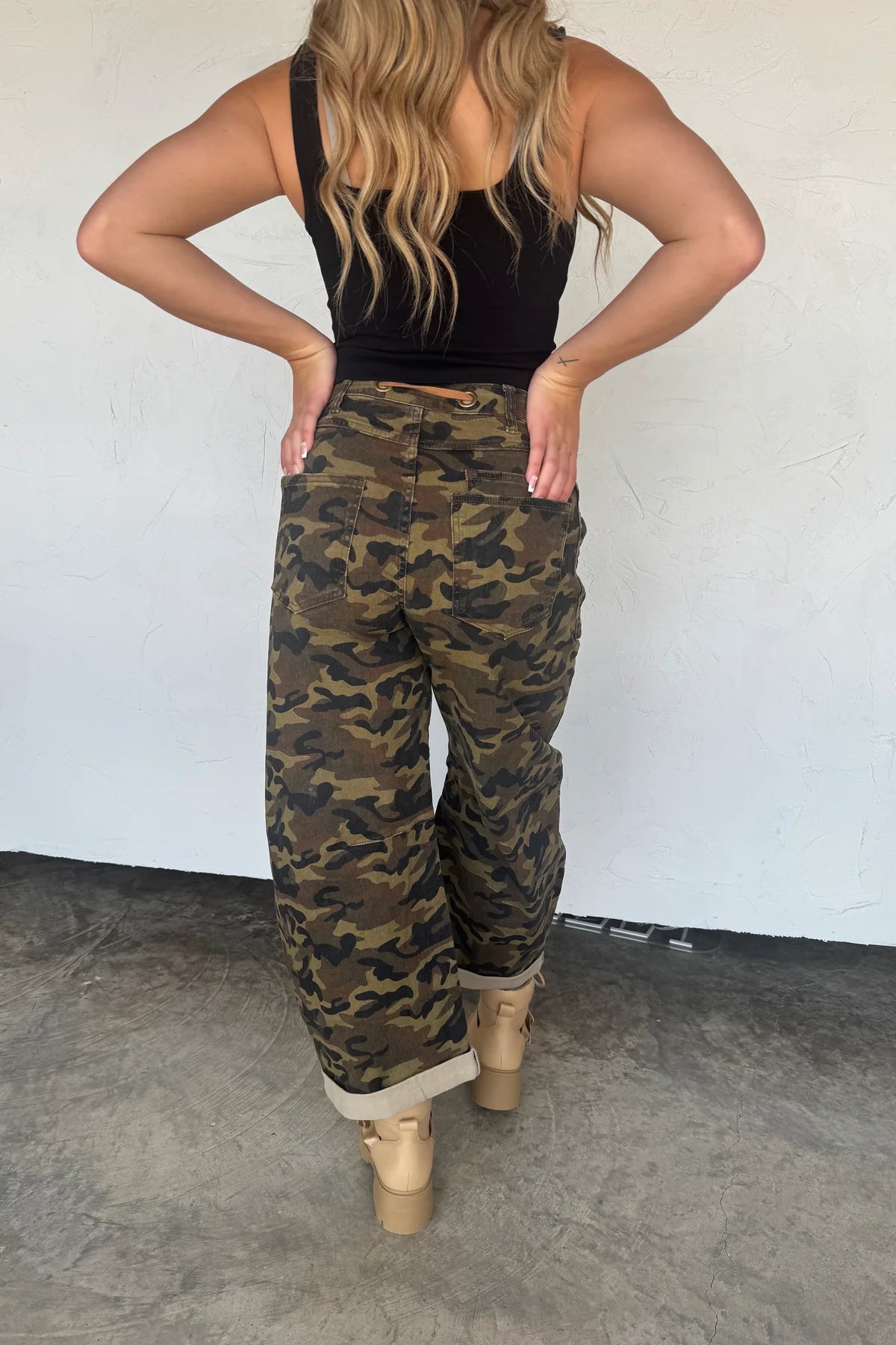 *VERY LIMITED QUANTITIES* PREORDER Brogan Camo Barrel Jeans