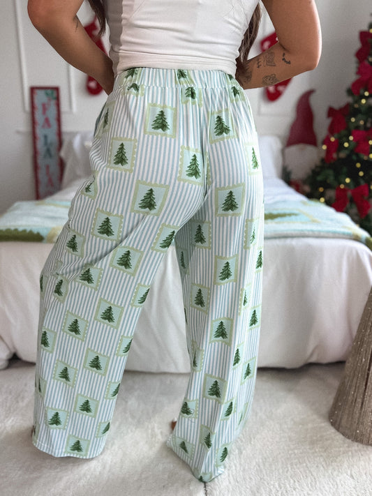 PREORDER Birdie Stretchy Lounge Pants 2.0 in O Christmas Tree