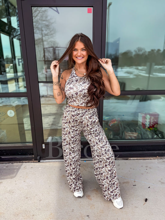 PREORDER Birdie Rib & Flow Set in Duck Camo (Sold as Set)