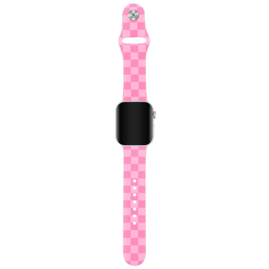 Bubblegum Check Watch Band