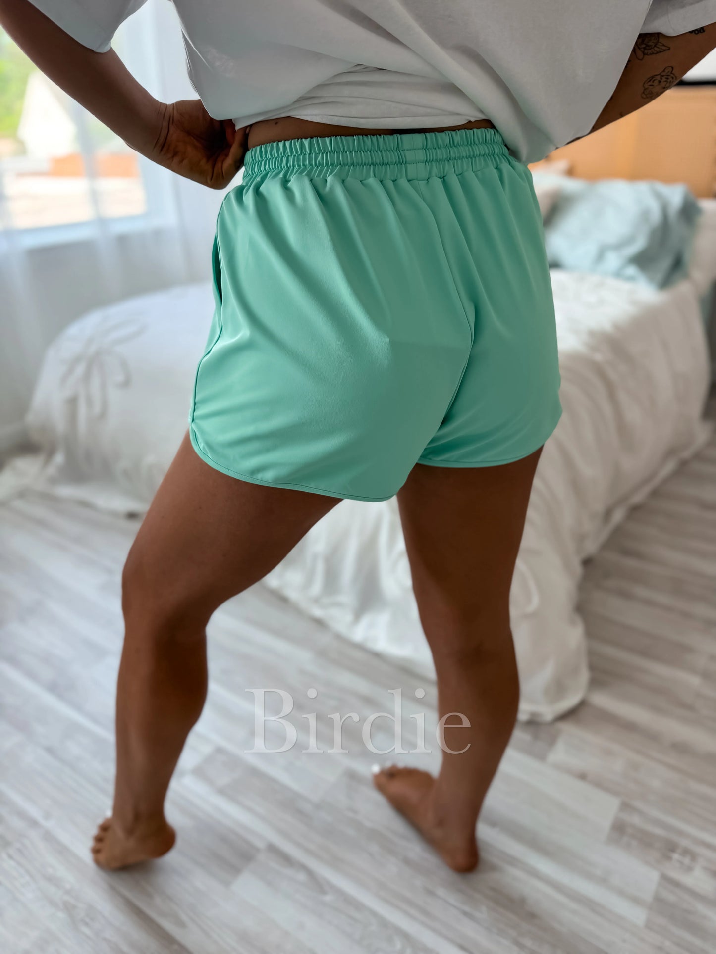 PREORDER Birdie Active Shorts in Mint